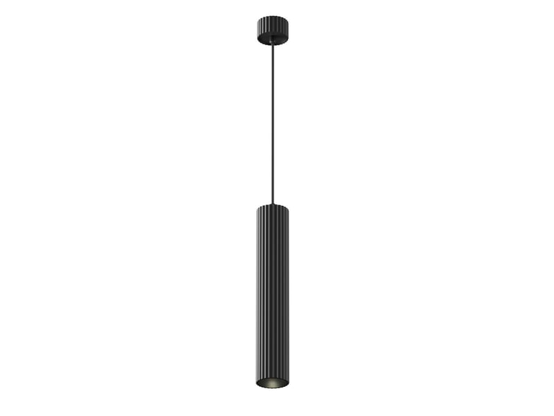  Maytoni calipso plafonnier suspendu fin noir 1xgu10  - Conforama A