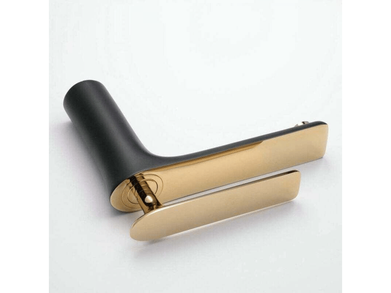  Robinet de lave-mains noir – grand robinet salle de bain eau chaude et froide  - Conforama E