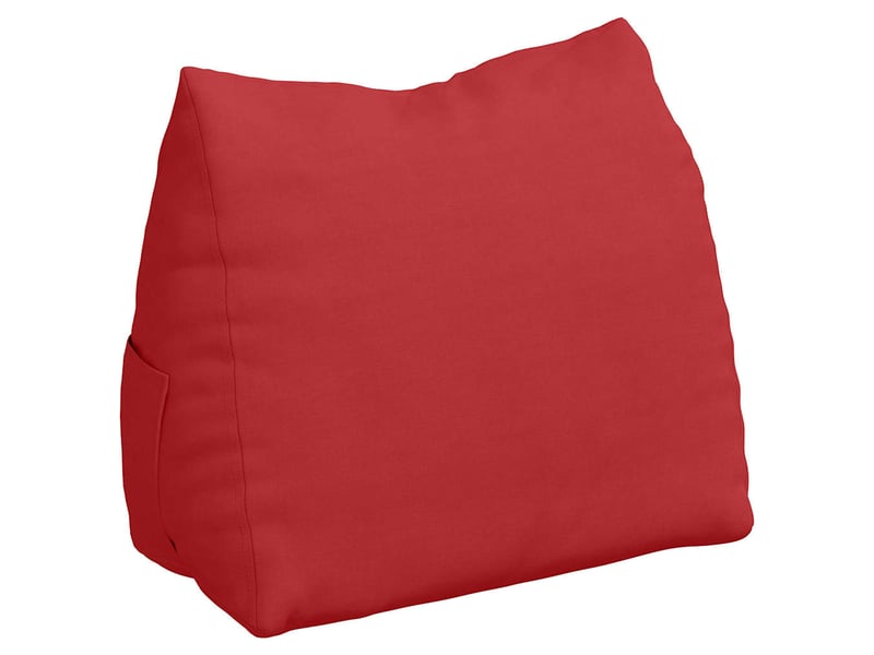  Coussin de dos, coussin de dossier rouge 60 x 20 x 50 cm tissu cf55005  - Conforama A