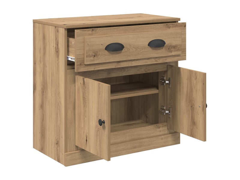  Buffet - haut armoire chêne artisanal 70 x 35,5 x 67,5 cm  - Conforama E