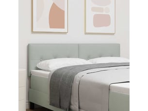 Tete de lit A poser largeur 144 cm <strong></strong> <strong></strong> argenté