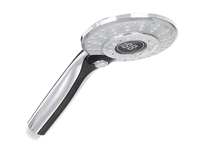  Enowelir douche led avec contrôle de température et affichage digital douchette 3 couleurs modes économie d'eau  - Conforama D