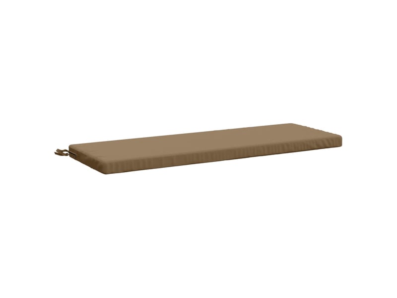  Coussin de banc, coussin d'assise, coussin de canapé soest 100 % polyester taupe 110 x 40 x 5 cm cf53573  - Conforama A