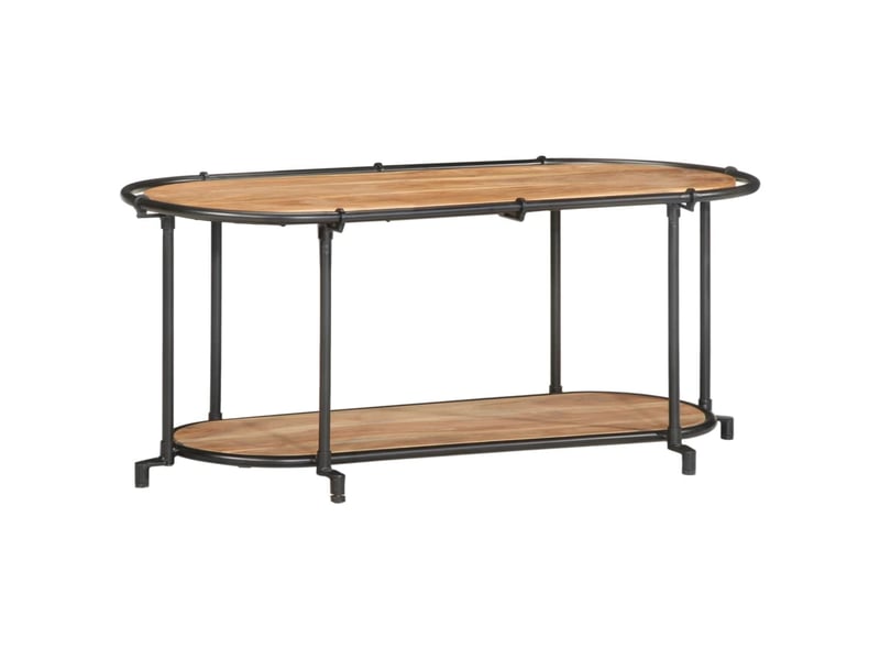  Meuble tv - banc tv - meuble de rangement 100x42x40 cm bois d'acacia massif  - Conforama B