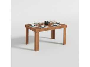 Table à manger extensible design moderne 120160200x80 oryka