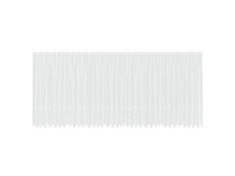 Rideau en dentelle, rideau ajouré, voilage blanc 245 x 900 cm polyester cf43757 - Conforama A