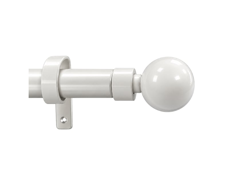  Kit tringle à rideau extensible à embouts boule 120-210 cm  - Conforama B
