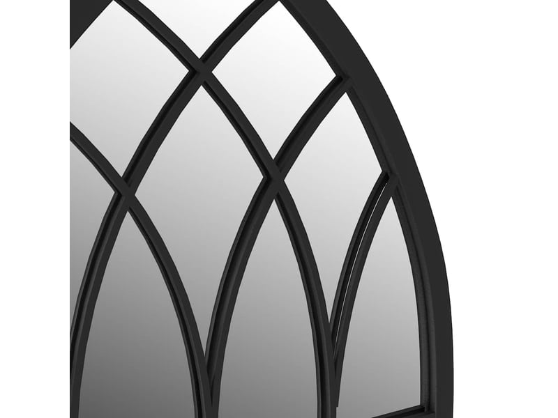  Miroir, miroir décoratif noir 70x30 cm fer pour utilisation à l'intérieur cf62900  - Conforama E