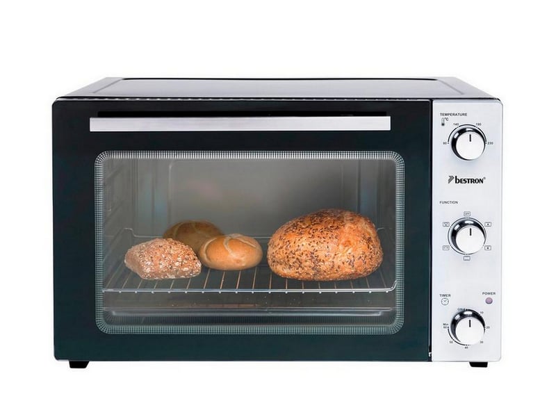  Bestron - four grill 45l 1800w noirinox  aov45 - AOV45 - Conforama D