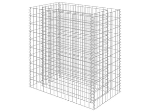 Jardinière - lit surélevé à gabion acier galvanisé 90x50x100 cm