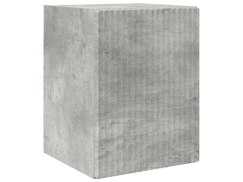 Meuble tv - banc tv - meuble de rangement mural 30 x 31 x 40 cm béton bois d'ingénierie  - Conforama A