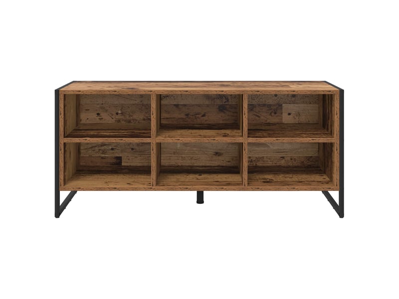  Banc à chaussures, meuble à chaussures 100x35x44 cm bois d'ingénierie shl782  - Conforama E