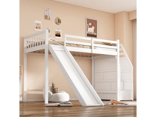 Lit simple 90x200 cm <strong></strong> <strong></strong> coloris blanc