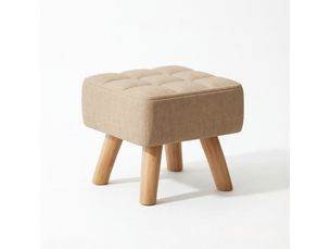 Pouf / repose pied HOMVRA  marron