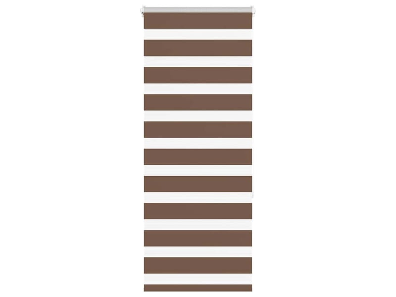  Store zèbre, store de fenêtre marron 65x150 cm largeur du tissu 60,9 cm polyester cf48720  - Conforama B