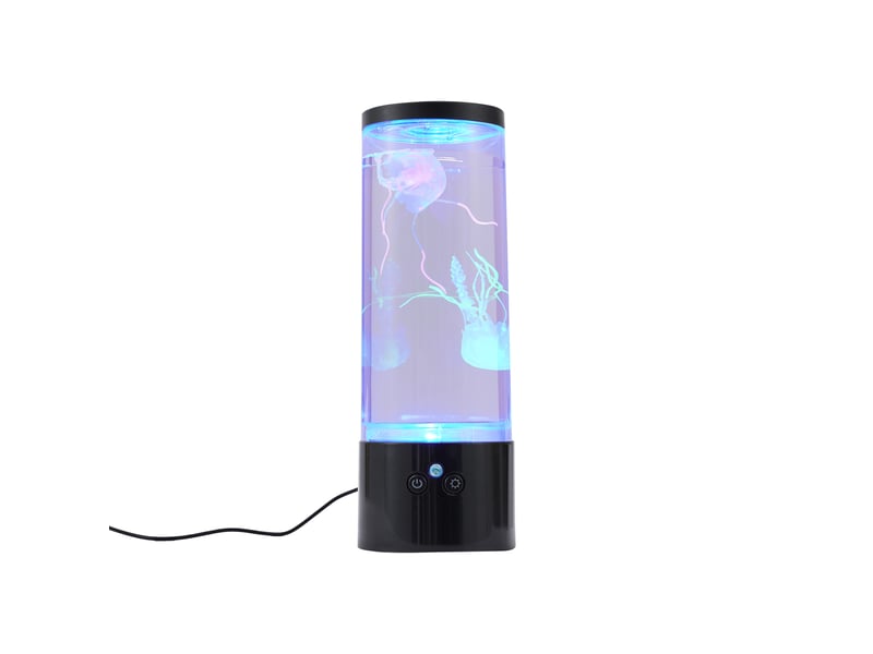  Tube à bulles noir 30cm avec led rgb - dweller  - Conforama E