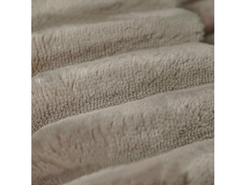 Canapé d'angle modulable compressé 4 places avec méridienne gauche, en velours côtelé camel - Conforama E
