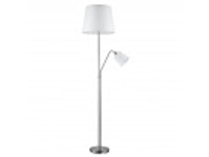 Lampadaire fabrilamp arturo e14 coloris nickel 180 x 40 x 40 cm