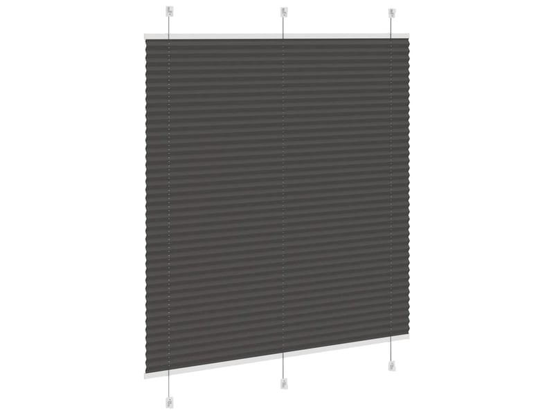  Store plissé, store de fenêtre noir 115x100 cm largeur du tissu 114,4cm polyester cf46925  - Conforama D