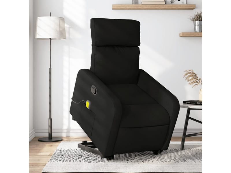 Fauteuil de massage inclinable, fauteuil relax noir tissu shl38920 - Conforama B