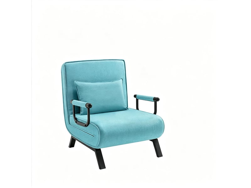 Fauteuil-lit pliable 1 place, convertible multifonction avec couchage spacieux - Conforama E