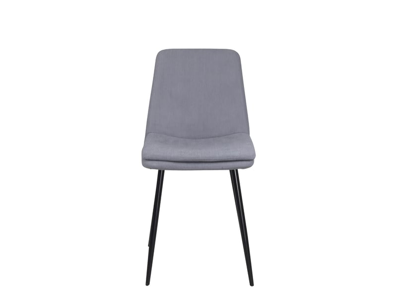  Lot de 4 chaises design yam en tissu rayé bleu 749-YAM-BLEU - Conforama D
