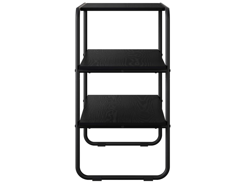  Vidaxl table console chêne noir 80 x 41 x 75 cm bois d'ingénierie  - Conforama E