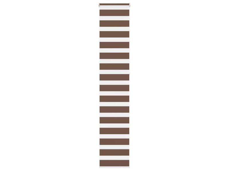  Store zèbre, store de fenêtre marron 50x230 cm largeur du tissu 45,9 cm polyester cf48710  - Conforama B