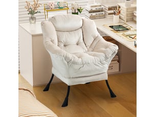 Fauteuil fixe  <strong>MODENVIE</strong> Velours beige
