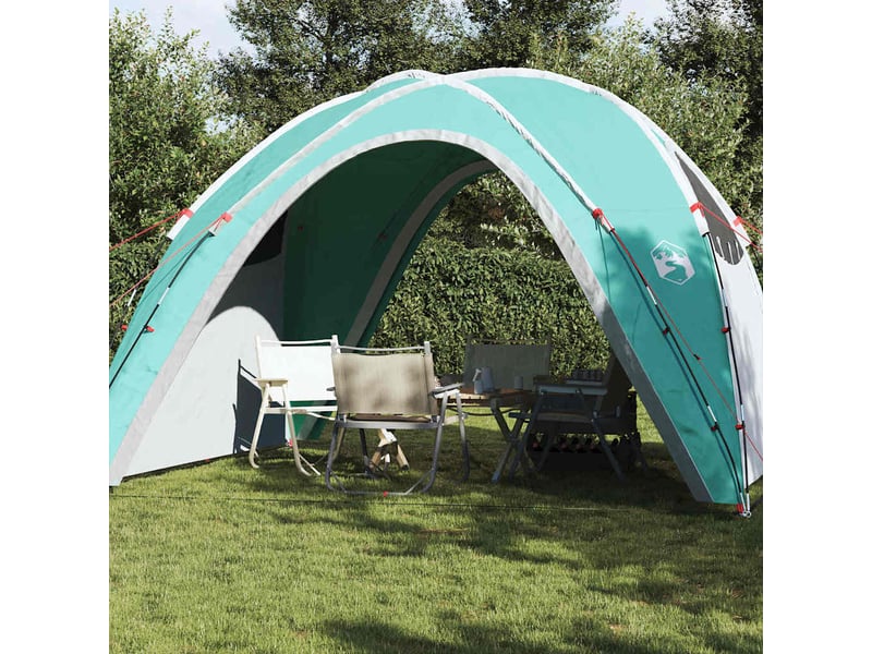  Tente de camping, tente de réception vert imperméable 360x360x219 cm  - Conforama B