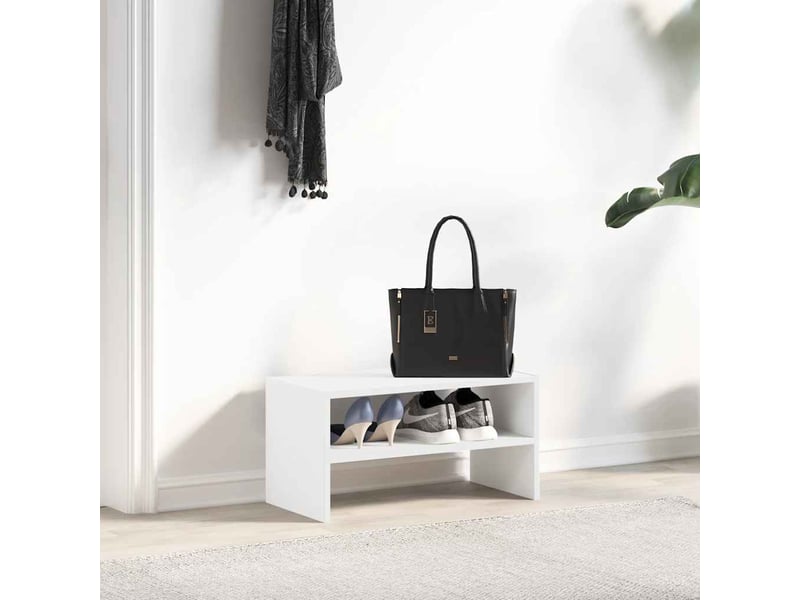  Meuble à chaussures, étagère à chaussures empilable blanc 60x30x30,5 cm  - Conforama C