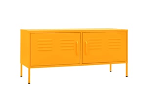 Meuble tv coloris jaune 105 cm <strong></strong>  <strong></strong>