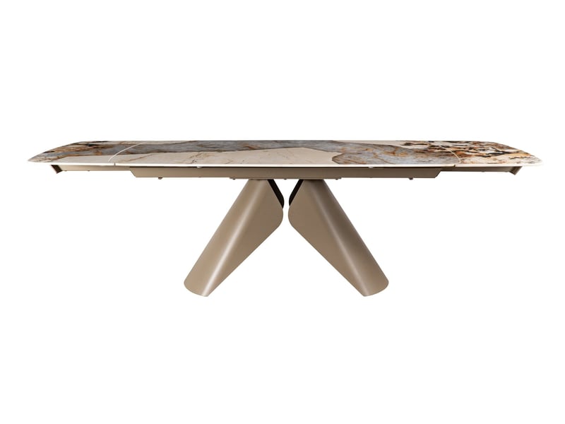 Table à manger extensible 180260 x 100, avec plateau en céramique - Conforama C