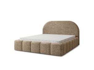 Lit coffre 140x200 cm MASSENO   coloris beige