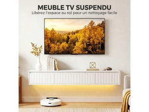 Meuble tv coloris blanc <strong></strong> <strong></strong>
