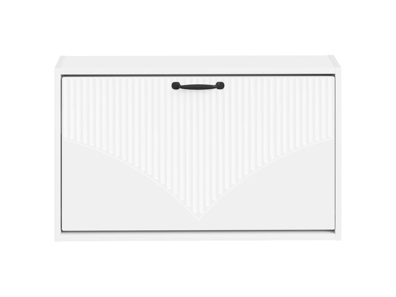  Meuble à chaussures mural, armoire à chaussures hoorn 71x17x43 cm blanc  - Conforama D