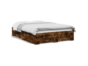 Lit 2 places 120x200cm    coloris marron