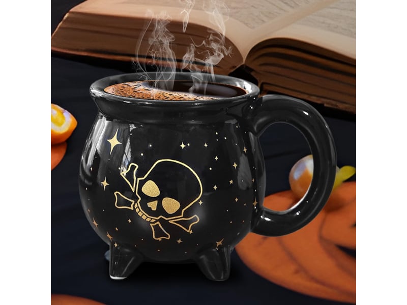  Mug en céramique, halloween, noir, 13 × 9,5 cm  - Conforama E