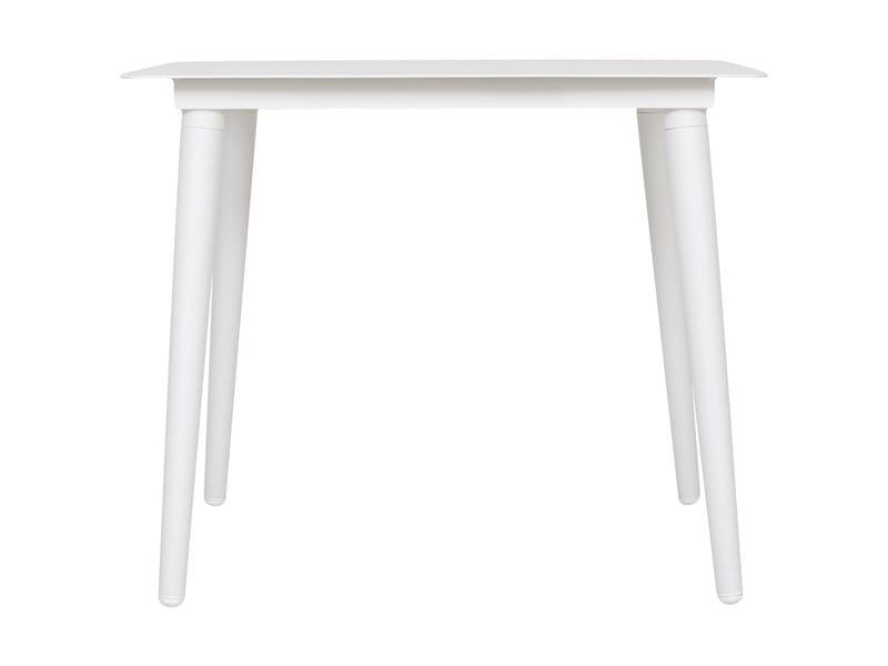  Table en aluminium blanc 90x90x75 cm  - Conforama B