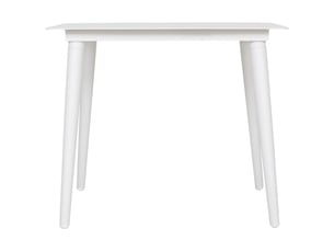 Table en aluminium blanc 90x90x75 cm