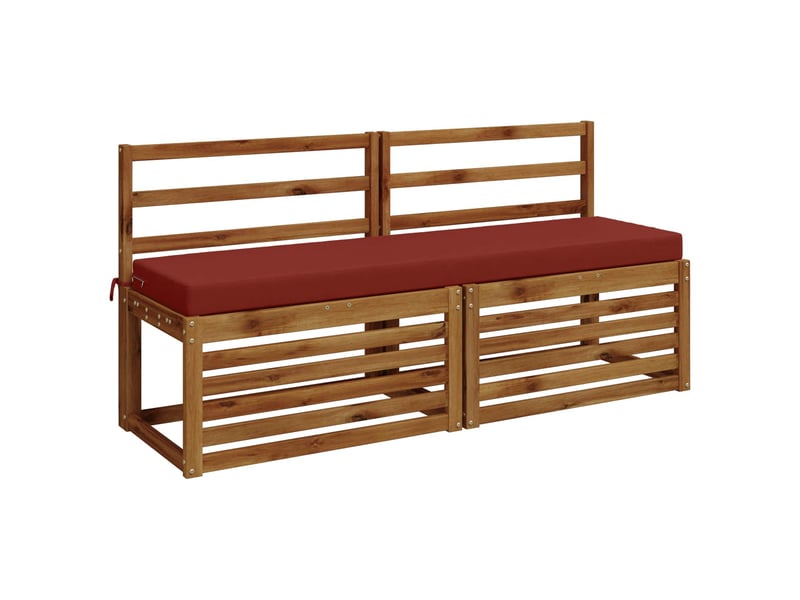  Coussin de banc, coussin d'assise, coussin de canapé soest 100 % polyester rouge 160 x 40 x 8 cm cf53517  - Conforama C