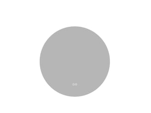Miroir rond(e) de salle de bain coloris argenté MAISENTIEL   - 70 cm x 70 cm