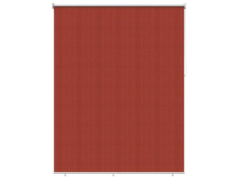  Store enrouleur extérieur, store à rouleau à 90% de blocage uv terracota hdpe cf45234  - Conforama A