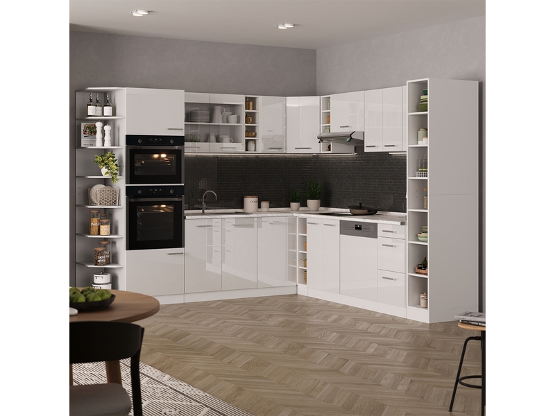  Vicco etagère de cuisine, blancblanc, 30cm avec 7 compartiments  - Conforama D