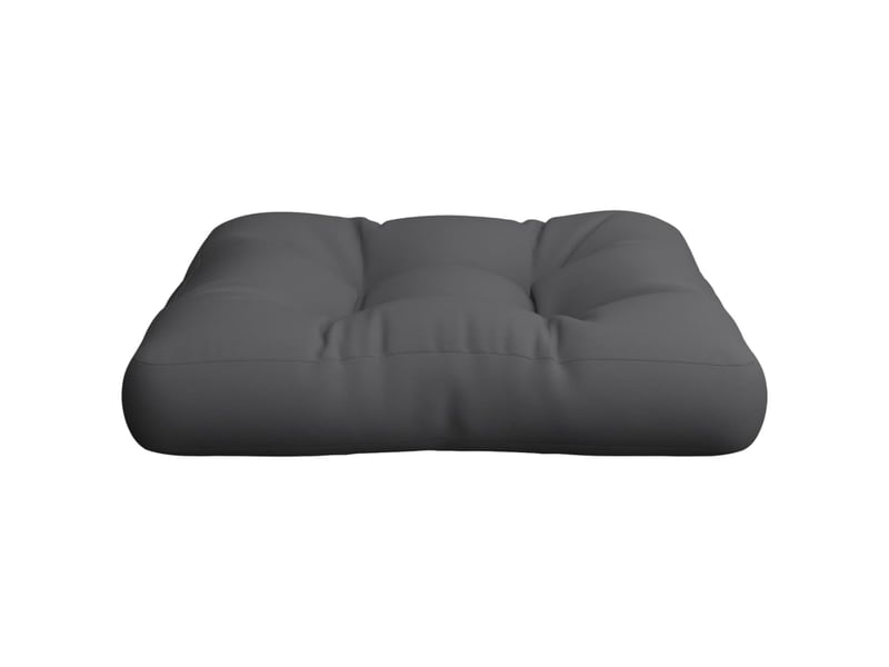  Coussin de palette, coussin de chaise, coussin de canapé anthracite 58x58x10 cm tissu cf55274  - Conforama E