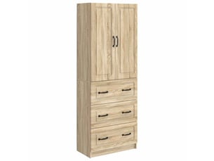 Armoire <strong></strong> <strong></strong> coloris bois clair largeur 66 cm
