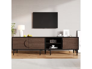 Meuble tv coloris marron 180 cm KORFEE  