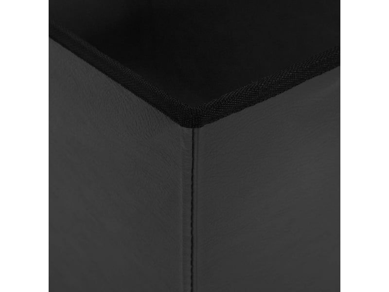  Banc chambre, banc de rangement pliable gris 180 kg 80 l 77x38x38 cm pvc  - Conforama E