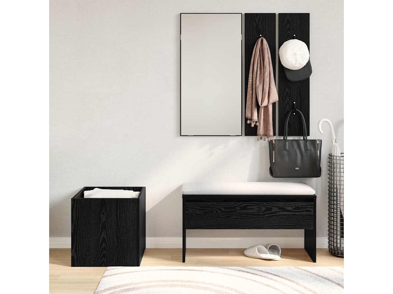  Ensemble de meubles d'entrée 5 pc 80x30,5x40 cm  - Conforama D