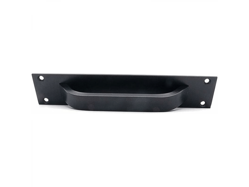  Lot de 2 poignées de porte coulissante en alliage d'aluminium pour porte coupe-feu, poignées de porte de placard, 20 cm x 4 cm, couleur noire  - Conforama E
